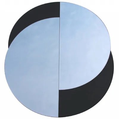 Eclipse Round Wall Mirror 110x88cm