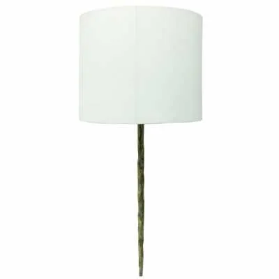 Patterdale Wall Light with Shade in Aged Gold