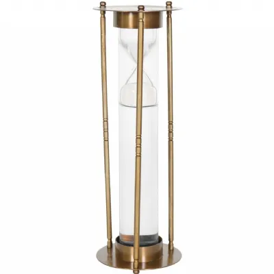 Columbia Antique Brass Sand timer Large