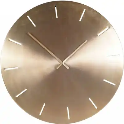 Santa Cruz Gold Metal Wall Clock 76cm Dia