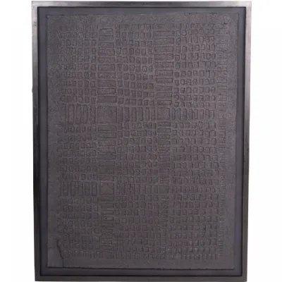 Trenton Large Black Wall Art Papier Mache 1