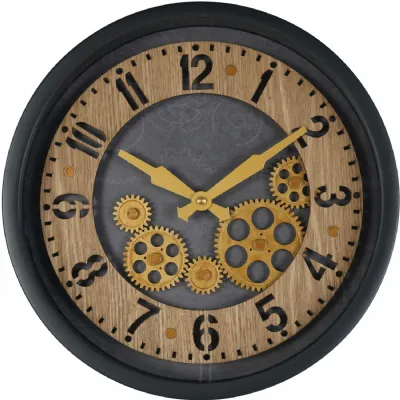 Palladium Mini Dials Clock Black 32.8cm
