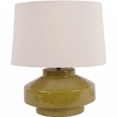 San Sebastian Terracotta Table Lamp Green