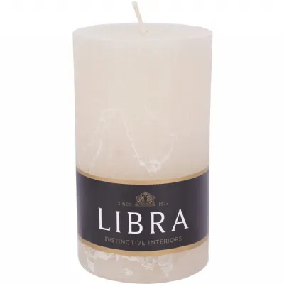 Natural Rustica Pillar Candle 7x12cm Ivory