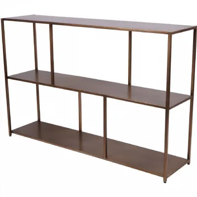 Brooks Console Table Brushed Champagne