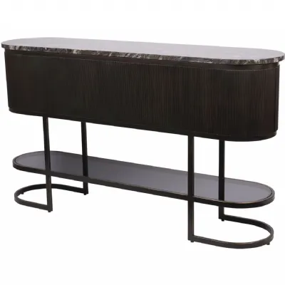 Belvedere Black Console Table