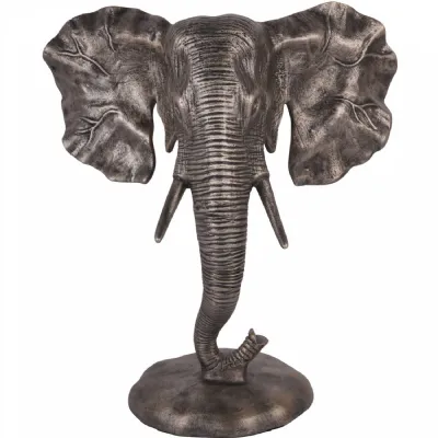 Kariba Cast Aluminium Elephant Sculpture