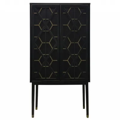 Reeno Fretwork Bar Cabinet