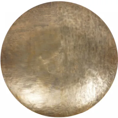 Southwold Round Wall Deco Antique Brass