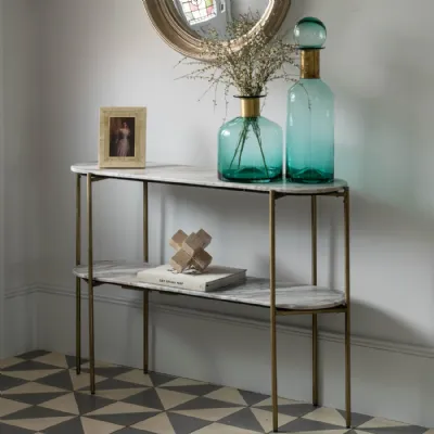 Toronto Marble Top and Base Console Table
