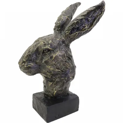 Albert Rabbit Head Sculpture