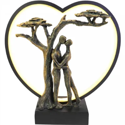 Loving Couple Light Sculpture LED USB