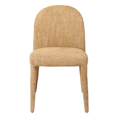 Eska Upholstered Dining Chair Wheat Beige