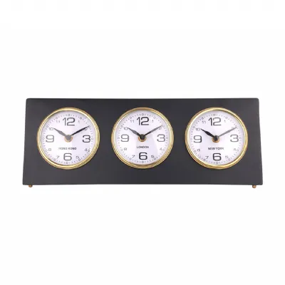 Retro World City Desk Clock