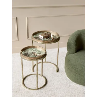 Monkey Jungle Set Of 2 Side Tray Tables