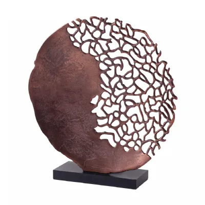 Apo Coral Raw Bronze Sculpture