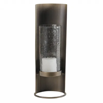 Belvedere Aged Gold Table Hurricane
