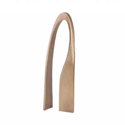 Arch Antique Aluminium Sculpture 46cm Antique Brass
