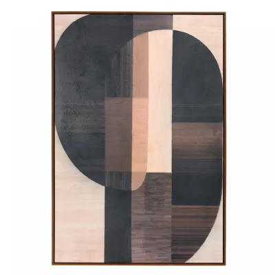 Forma Textured Framed Canvas Wall Art 80x120cm