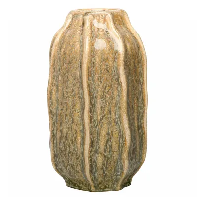 Colston Reactive Glaze Vase Large Cream