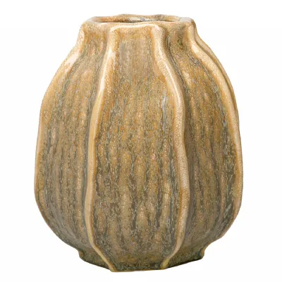 Colston Reactive Glaze Vase Medium Cream