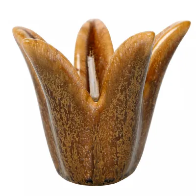 Tropics Candle Holder Small Brown