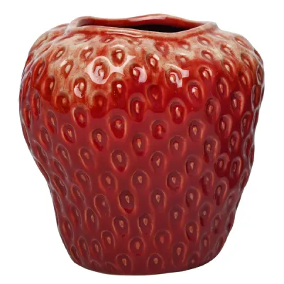 Berry Glaze Vase Medium Red