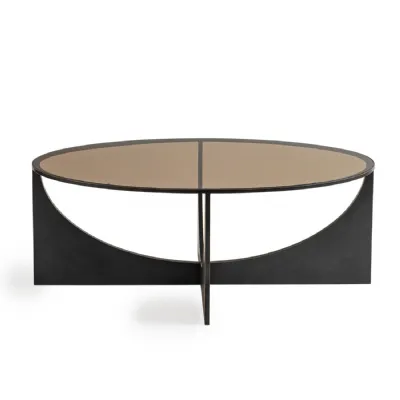 Glenthorpe Sculpted Coffee Table Black, Bronze