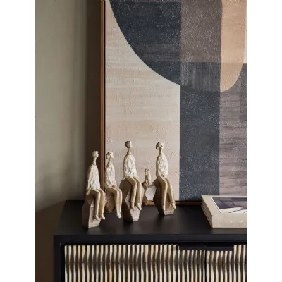 Ellington Seated Forms Family of 5 Brown