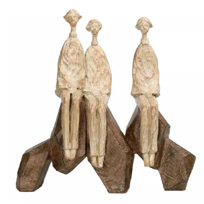 Ellington Seated Forms Family of 3 Brown