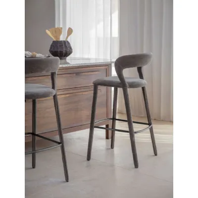 Cruise Upholstered Bar Stool Grey