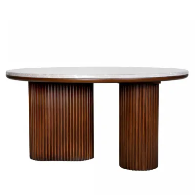 Whitwell Round Coffee Table Brown, Grey
