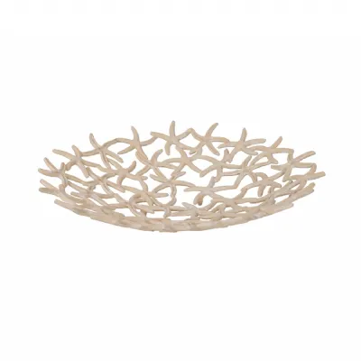 Seaside Starfish Beige Stonewash Shallow Bowl