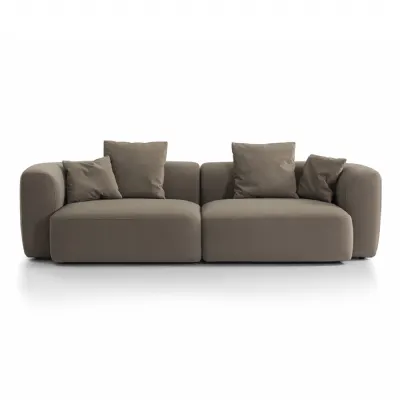 Wicklow Sofa in Soft Truffle Velvet