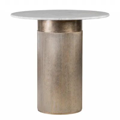 Belvedere Aged Gold Bistro Table