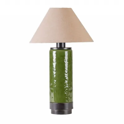 Duthie Table Lamp Sea Green With Shade