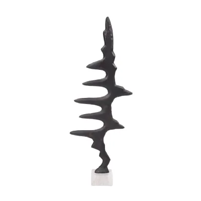Pulse Antique Black Aluminium Sculpture