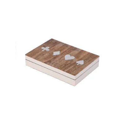 Maisey Wooden And Resin Card Box 2pk Cards