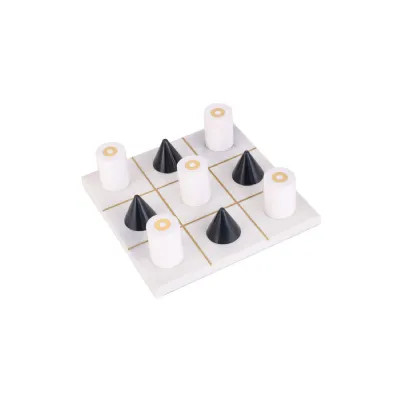 Montcliffe White Resin Naughts And Crosses Game