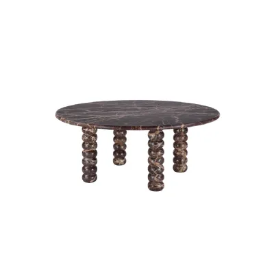 Totem Red Marble Coffee Table