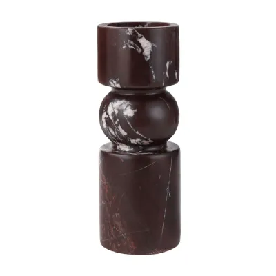 Cassia Red Jasper Candle Holder Small