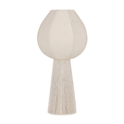 Leina Cotton And Rope Table Lamp 70cm With Shade