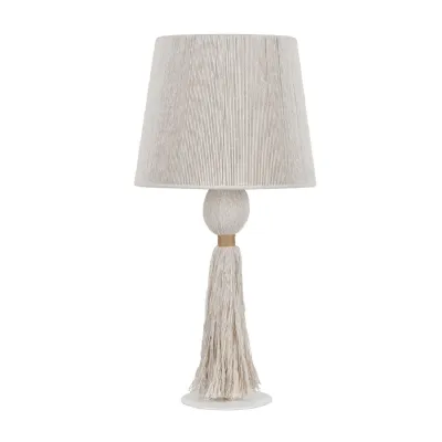 Fae Rope Table Lamp 50cm With Shade