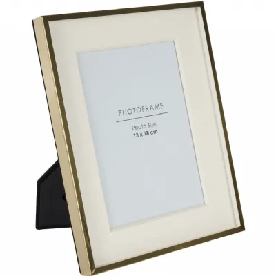 Strand Photo Frame Iron Gold 13x18cm 3D