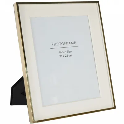 Strand Photo Frame Iron Gold 20x25cm 3D
