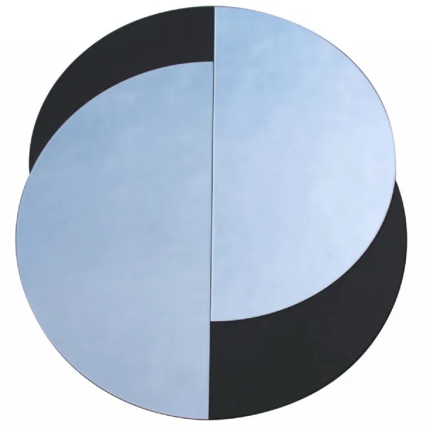 Eclipse Round Wall Mirror 110x88cm