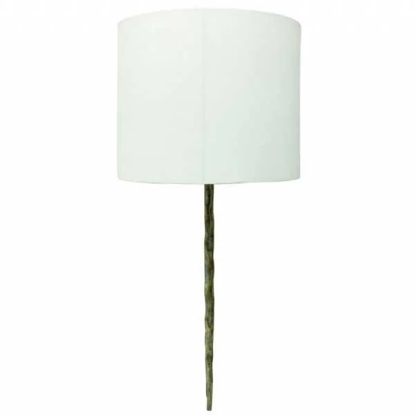 Patterdale Wall Light with Shade in Aged Gold