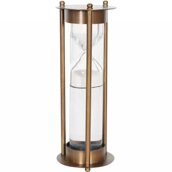 Columbia Antique Brass Sand timer Small
