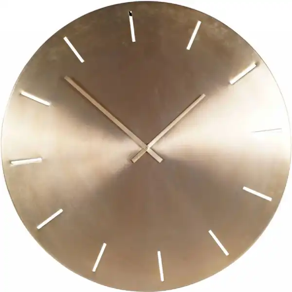 Santa Cruz Gold Metal Wall Clock 76cm Dia