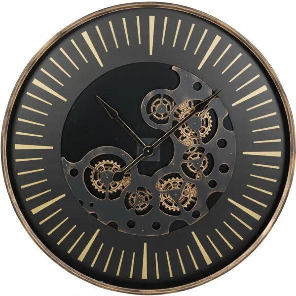 Palladium Wall Clock with moving Dials 100cm